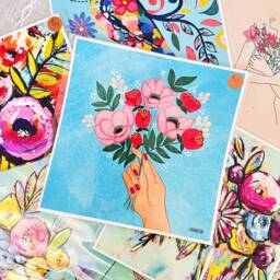 Flowers For You - Fine Art Print 8.5 - thumbnail 2