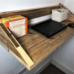 Floating Desk - Folding Adjustable Table Wall Mounted The Porto - thumbnail 4