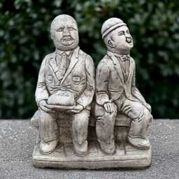 Massive Male Couple Statue Handmade Garden Sculpture Stone Man Decoration Garden Ornament Art Outdoor Figurine Lover Gift - thumbnail 1