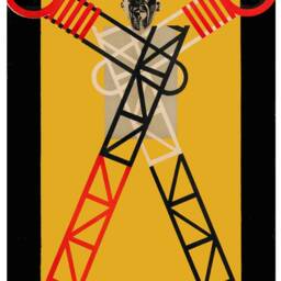 Reprint Of A 1929 Vintage Russian Exhibition Poster For Works By Neboltai - thumbnail 3