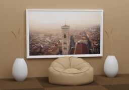 Florence Italy Print Tower Cityscape Wall Art - Ready To Hang Canvas - thumbnail 1