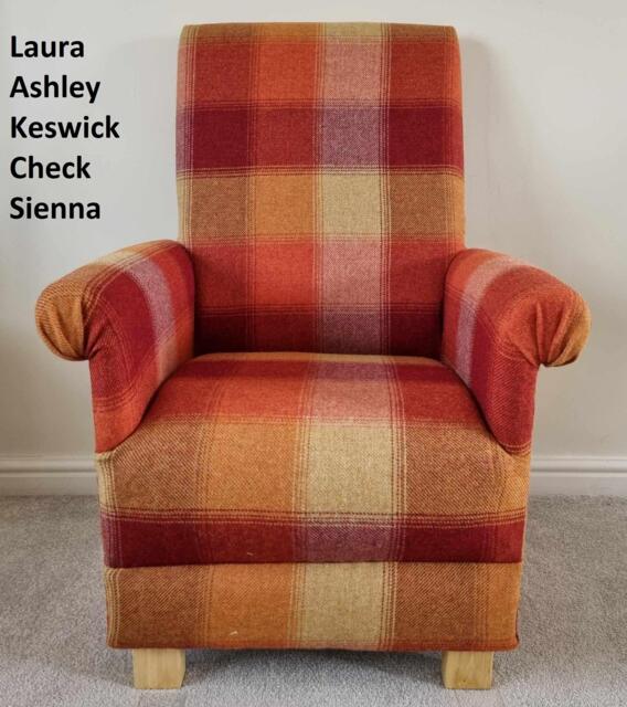 Laura Ashley Adult Armchair Keswick Burnt Sienna Whinfell Chair Ochre Duck Egg Summer Palace Royal Blue Accent Small Bedroom Nursery - image 1