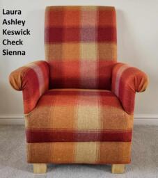 Laura Ashley Adult Armchair Keswick Burnt Sienna Whinfell Chair Ochre Duck Egg Summer Palace Royal Blue Accent Small Bedroom Nursery