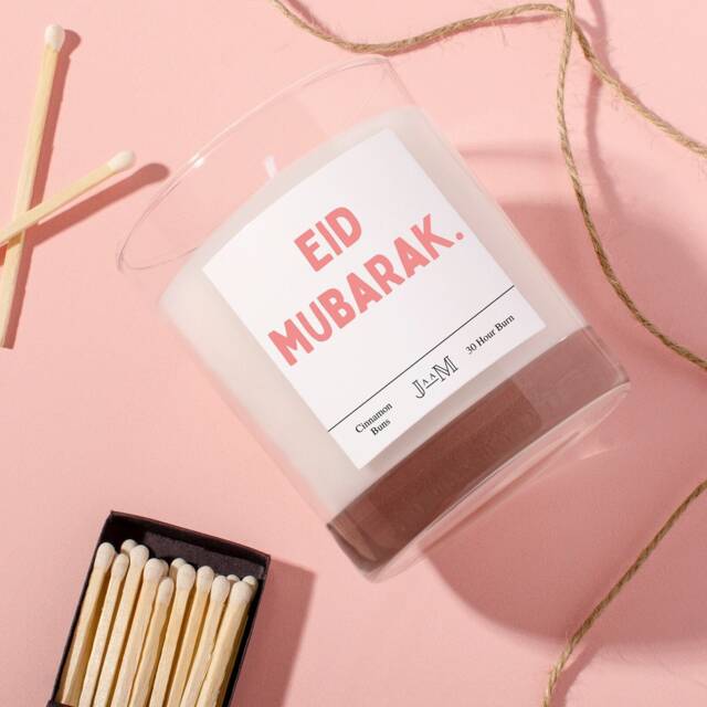 Eid Mubarak. Gift. Candle. Celebration Gift - image 1