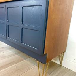 Retro Nathan Navy Blue Cabinet - thumbnail 3