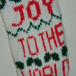 Personalized Hand Knitted Christmas Stocking - thumbnail 2