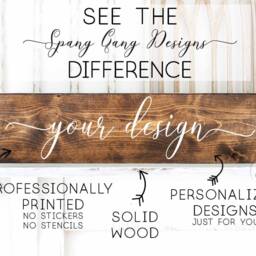 Personalized Name Sign - Family Housewarming Gift Wedding Forever Arrow Wood Gallery Wall Art Decor - thumbnail 3