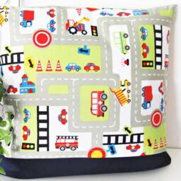 Pillowcase Road Traffic Colorful - thumbnail 2