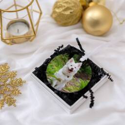 Photo Dog Christmas Tree Bauble Personalised Ornaments For Dogs, Present Stockings For Christmasdog - thumbnail 2