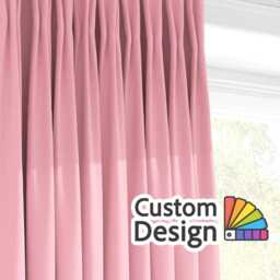 Personalised Pink Bunny Blackout Curtains Custom Name Colour Cute Cuddly Rabbit Teddy Bear Nursery Baby Shower Keepsake Bedroom Decor Gift - thumbnail 3