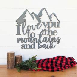 Rustic Mountain Adventure Nursery Wood Sign Outdoor-Themed Wall Art For Baby's Room - thumbnail 2