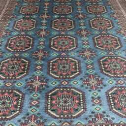 8x12 Gray Color Bokhara Rug - 2.50x3.65 Kids Room Luxury Area Turkish Fine Quality Afghan - thumbnail 3