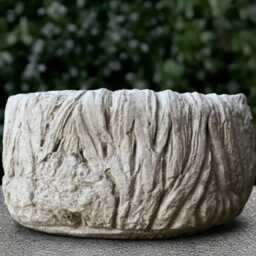 Outdoor Planter Sculpture Concrete Flower Pot Statue Cement Plant Figure Garden Planter Lover Gift Handmade - thumbnail 4