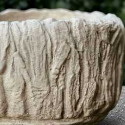 Outdoor Planter Sculpture Concrete Flower Pot Statue Cement Plant Figure Garden Planter Lover Gift Handmade - thumbnail 2