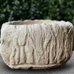 Outdoor Planter Sculpture Concrete Flower Pot Statue Cement Plant Figure Garden Planter Lover Gift Handmade - thumbnail 3