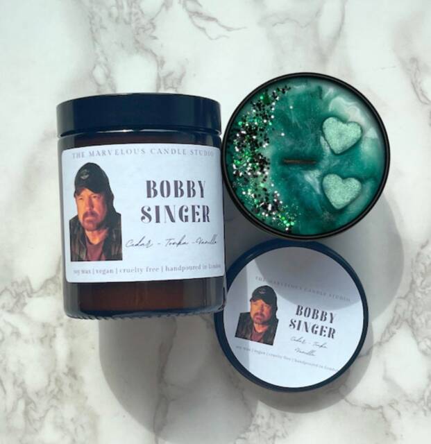 Bobby Singer Vegan Wax Melts & Candles - Jim Beaver Fandom Spn Funny Novelty Gift - image 1
