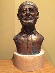 steve Zissou Life Aquatic Bill Murray Bronze Bust Original Sculpt Gift - thumbnail 1