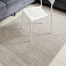 Hand Woven Chunky Braided Knitted, Modern Style Wool Area Indoor Rug. Entryway Or Runner Customisation Available - The Rug Baket - thumbnail 3