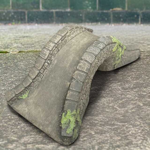 stone Bride Sculpture Concrete Bridge Figurine Outdoor Ornament Handmade Japanese Decoration Lover Gift Yard Art Halloween - image 1
