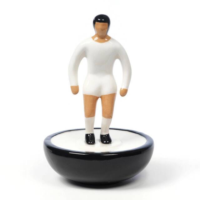Real Madrid Handmade Ceramic Soccer Player Statue Retro Football Gift - image 1