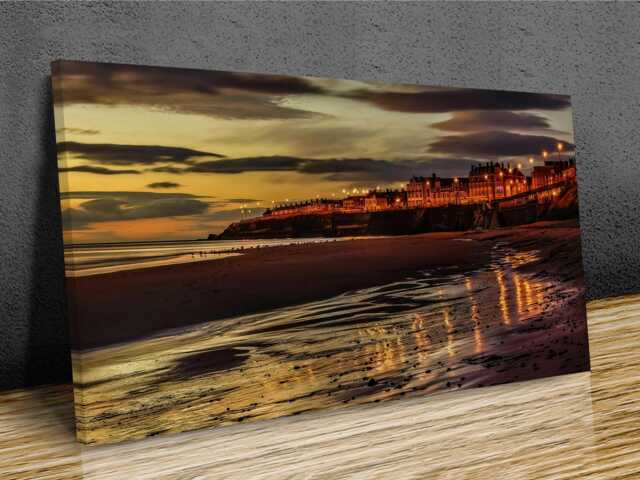 Whitley Bay England, United Kingdom , Wall Art, Mounted Canvas Print Ready To Hang - image 1