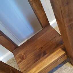 Solid Wood Tall Side Table - H70 X W30 D30cm Various Colours Available - thumbnail 3