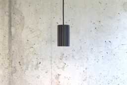 Black Concrete Pendant Light Modern Handmade Lighting - thumbnail 1