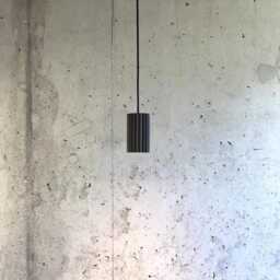 Black Concrete Pendant Light Modern Handmade Lighting - thumbnail 2