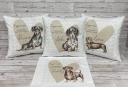 Personalised Dachshund Sharing The Sofa Dog Cushion Cover - Owner Gift Lover Mum - thumbnail 1