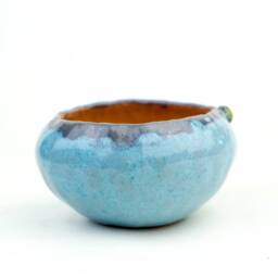 Handmade Plant Pot With Scarabs, Succulent Pot, Cactus Flower Ceramic Scarab, Pottery Handmade - thumbnail 3