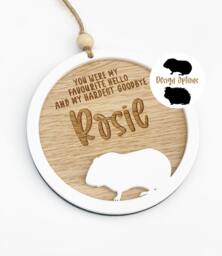 Guinea Pig Remembrance Gift - Sympathy Loss Pet Memorial Rainbow Bridge - thumbnail 1