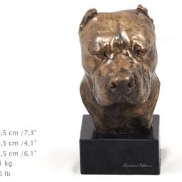 Dogo Argentino, Dog Marble Statue, Limited Edition, Artdog. Made Of Cold Cast Bronze. Perfect Gift. Limited Edition - thumbnail 3