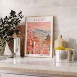 Kyoto Travel Print, Poster, Japan Wall Art, Japanese Decor, Gift, Asian Print - thumbnail 2