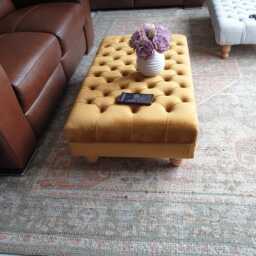 Handmade Chesterfield Footstool Coffee Table - thumbnail 3