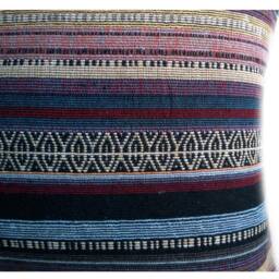 Striped Wooven Textured Pillow Cover Blue Navy Red Brown Cream Beige Black Kilim Style Bohemian Home Decor Farmhouse Ethnic Boho Cushion - thumbnail 2