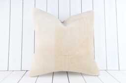Turkish Kilim Pillow Cover - 20x20 Inch Vintage Anatolian Home Decor - thumbnail 1