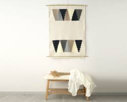 Triangul - Handwoven Triangle Wall Tapestry Geometric Boho Decor