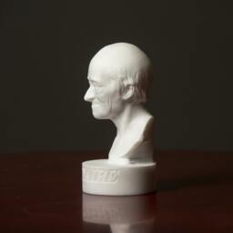 Marble Bust Of Voltaire Statue Carved Greek Marble Figurine Artist Sculpture - thumbnail 2