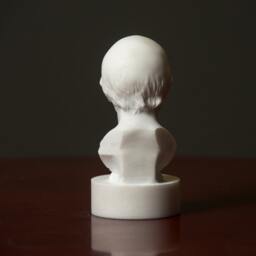 Marble Bust Of Voltaire Statue Carved Greek Marble Figurine Artist Sculpture - thumbnail 3