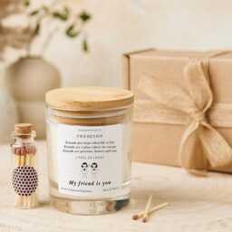 Candle Gift For Friendship - Best Friend Birthday Or Christmas Keepsake - thumbnail 2