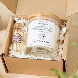 Candle Gift For Friendship - Best Friend Birthday Or Christmas Keepsake - thumbnail 3