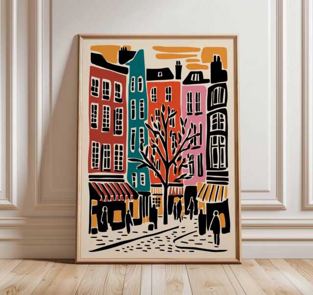 Brick Lane London Poster Vibrant East Street Art Print - image 1