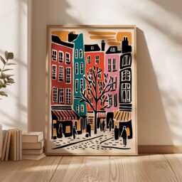 Brick Lane London Poster Vibrant East Street Art Print - thumbnail 3