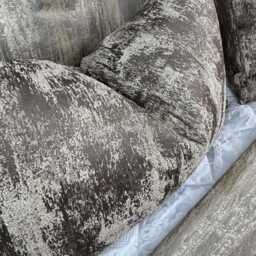 Textured Mocha Cushion Cover - Bespoke Euro Pillow For Sofa Or Bed Bronze Home Decor, Designer Curico Fabric - thumbnail 2