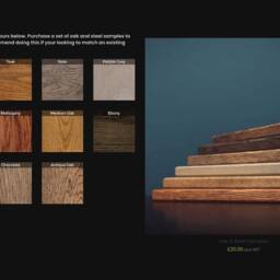 Russell Oak & Steel // Filing Cabinet 2 Small 1 Large Industrial Storage Unit Bespoke Sizes Available - thumbnail 4