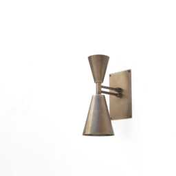Brass Wall Sconce Light, Modern Brass Industrial Style Wall Sconce Ul Listed, No.0530 - thumbnail 2
