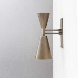 Brass Wall Sconce Light, Modern Brass Industrial Style Wall Sconce Ul Listed, No.0530 - thumbnail 3