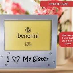 I Love My Sister Photo Frame - Picture Gift Present For - thumbnail 3