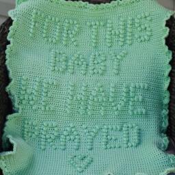 For This Baby We Have Prayed Crochet Blanket Pattern - thumbnail 2