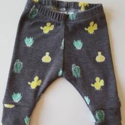Cactus Swaddle Blanket & Newborn Hat Set. Gender Neutral Take Home Leggings. Baby Shower Gift. Photo Prop. Set - thumbnail 3